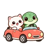 Driving Together sticker from On the Go
