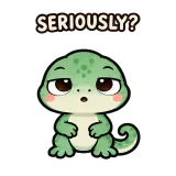 Rolling Eyes · mssgs Mascot sticker from Express Yourself