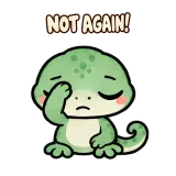 Facepalm · mssgs Mascot sticker from Express Yourself