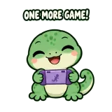 One More Game sticker from Game Mode