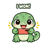 Mobile Victory sticker from Game Mode