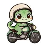 Motorbike Ride sticker from On the Go