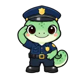Officer Reporting sticker from On Duty