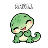Small · mssgs Mascot sticker from Express Yourself