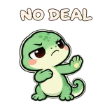 NO DEAL · mssgs Mascot sticker from Express Yourself