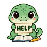 Help Me Study sticker from School Days