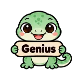 Genius · mssgs Mascot sticker from Chat Signs