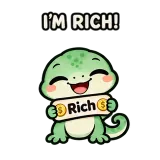 Rich · mssgs Mascot sticker from Chat Signs