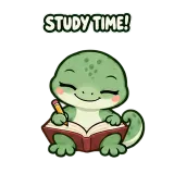 Study Session sticker from Busy Days