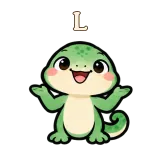 L · mssgs Mascot sticker from Chat Reactions