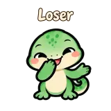 Loser · mssgs Mascot sticker from Chat Reactions