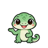 Gecko Fireball sticker from Trending Picks