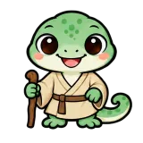 Wise Gecko Advice sticker from Trending Picks