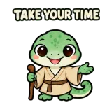 Wise Gecko Advice sticker from Trending Picks