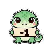 -1 · mssgs Mascot sticker from Chat Signs