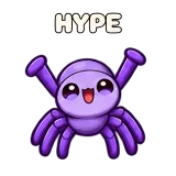 HYPE · Tiny Spider sticker from Express Yourself