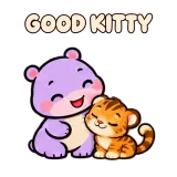 GOOD KITTY · Little Hippo sticker from Express Yourself