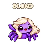 BLOND · Tiny Spider sticker from Express Yourself