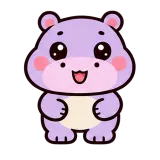 Hippo Happy Clap sticker from Trending Picks