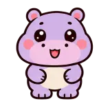 Hippo Hello sticker from Trending Picks